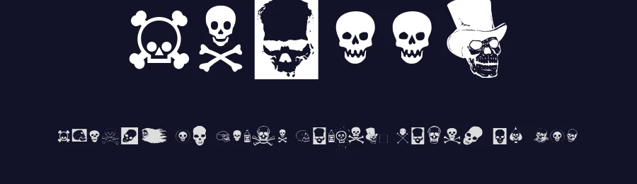 Skullz by Googe — Dingbats Font — thumbnail 2