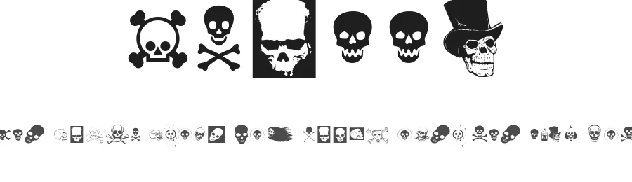 Skullz by Googe — Dingbats Font