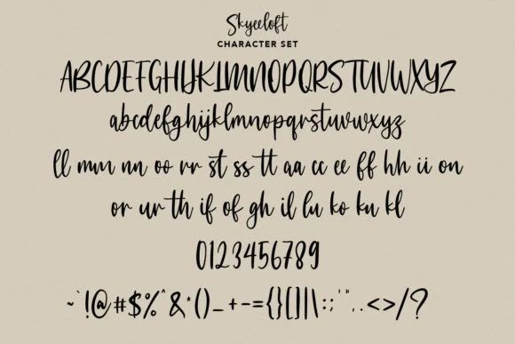 Skyeeloft Font by Maulana Creative — Script Handwritten Font — thumbnail 9