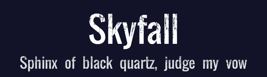 Skyfall by Chepi Dev — Decorative Font — thumbnail 2