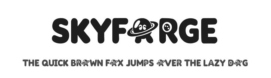 Skyforge by Kong Font — Decorative Font