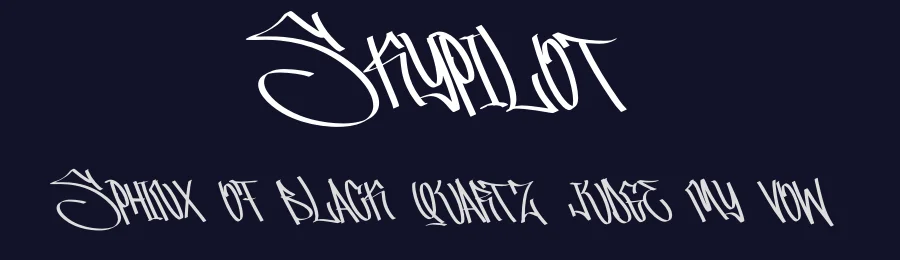 Skypilot by Ferry Ardana Putra — Script Handwritten Font — thumbnail 2