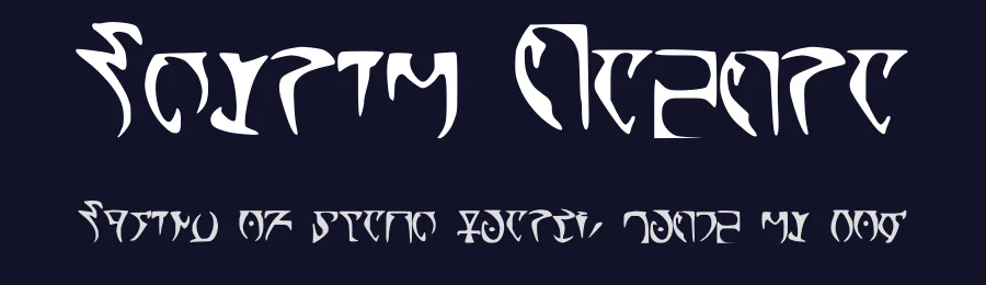 Skyrim Daedra by Levi Webster — Dingbats Font — thumbnail 2