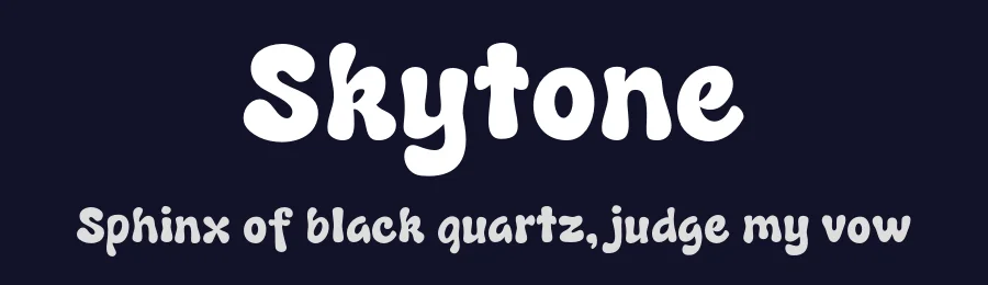 Skytone by MJType — Decorative Font — thumbnail 2
