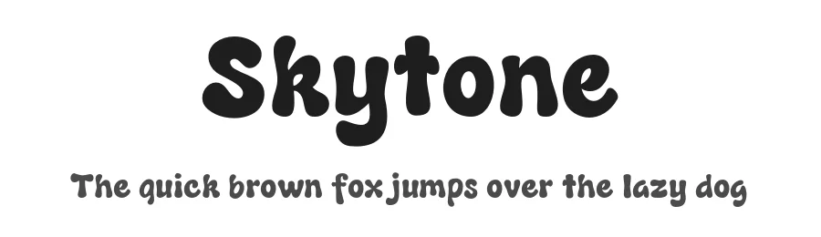 Skytone by MJType — Decorative Font
