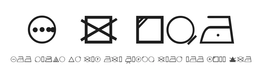 SL Wash by Su Lucas — Dingbats Font