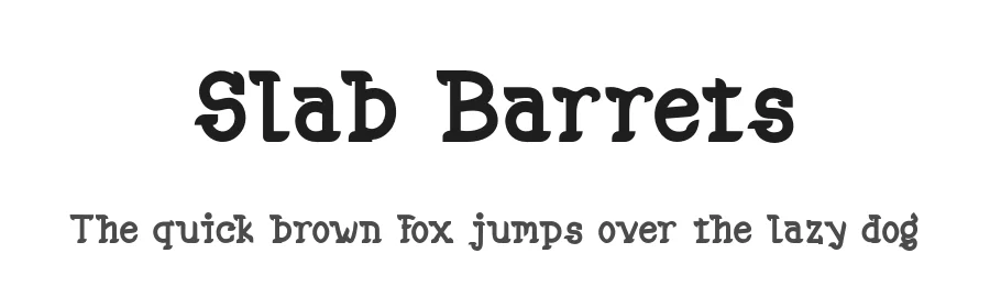 Slab Barrets