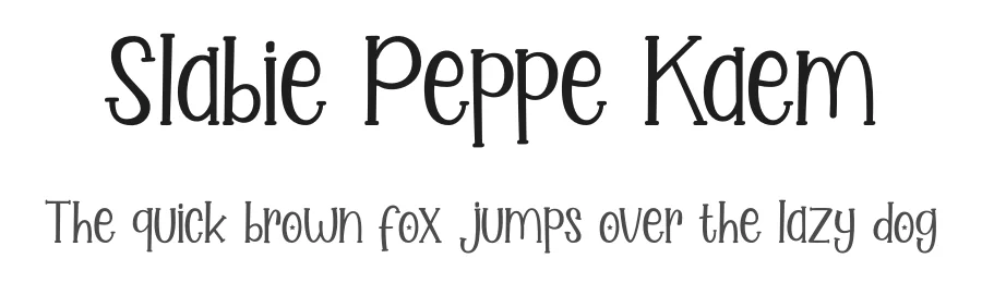 Slabie Peppe Kaem