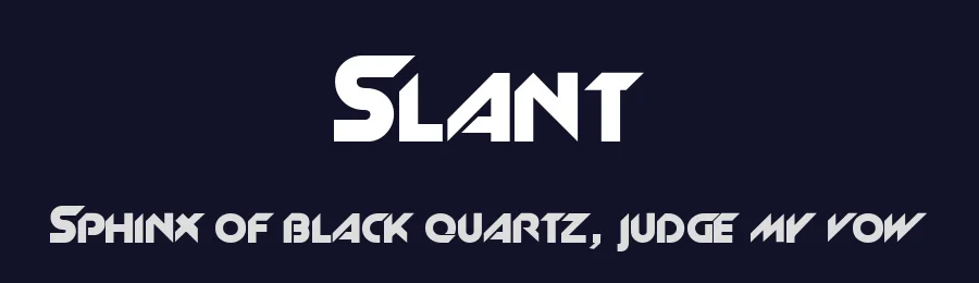 Slant — Display Font — thumbnail 2