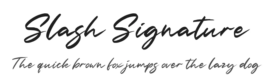 Slash Signature