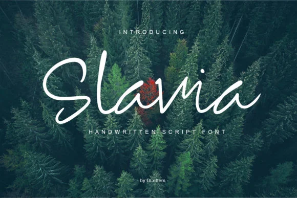 Slavia Font by DLetters.std — Script Handwritten Font