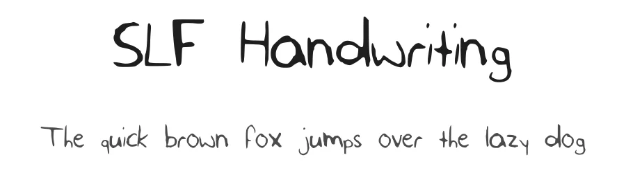 SLF Handwriting