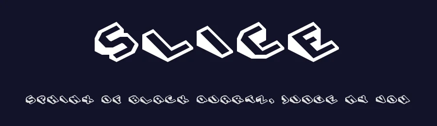 Slice by Christian Munk — Display Font — thumbnail 2