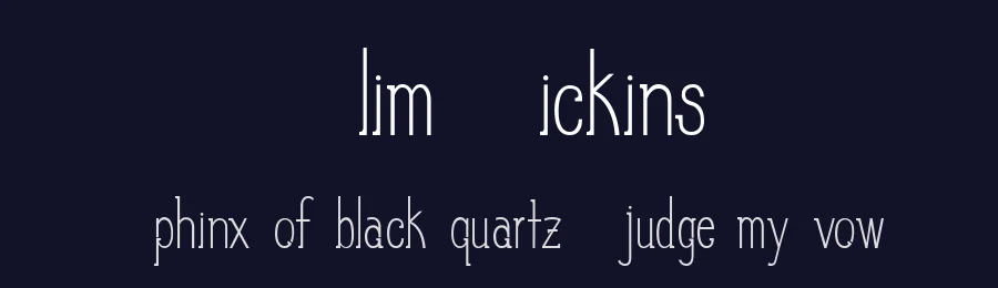 Slim Pickins by Carly Fisher — Sans Serif Font — thumbnail 2