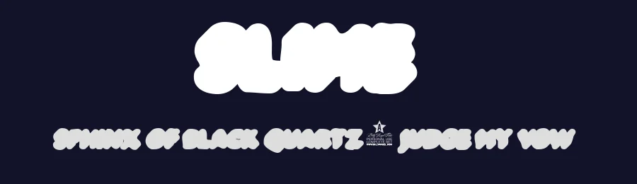 Slime by Billy Argel Fonts ® — Decorative Font — thumbnail 2