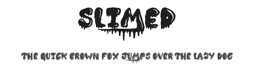 Slimed by JSH creates — Decorative Font