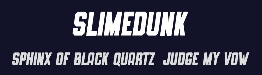 Slimedunk by Mozatype — Sans Serif Font — thumbnail 2