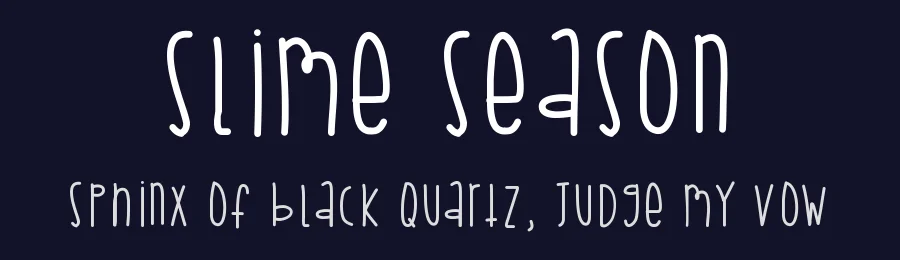 Slime Season by Des Gomez — Script Handwritten Font — thumbnail 2