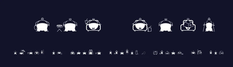 Slim fast — Dingbats Font — thumbnail 2