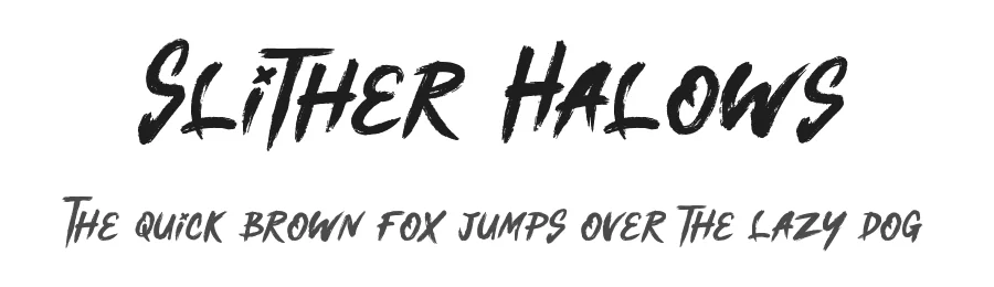 Slither Halows by Dhabee Studio — Decorative Font