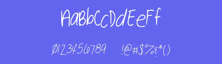 Sloppy Hand by Kendall — Script Handwritten Font — thumbnail 3