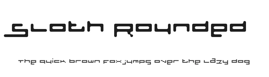 Sloth Rounded by John Annear — Display Font