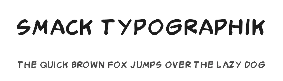 Smack Typographik