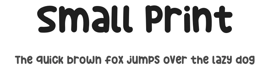 Small Print