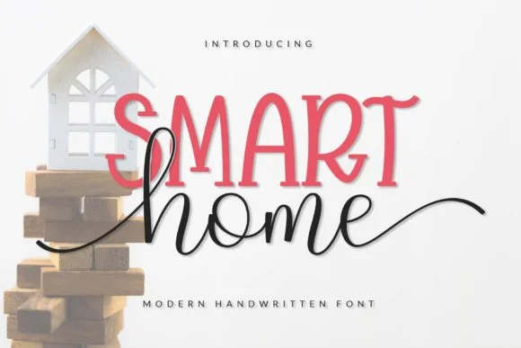 Smart Home Font by ToniStudio by ToniStudio — Script Handwritten Font