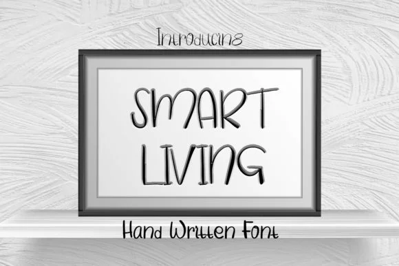 Smart Living Font by boogaletter β Script Handwritten Font