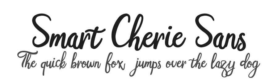 Smart Cherie Sans by Pandan Wangi — Sans Serif Font