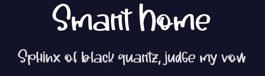 Smart Home by Al Ghul — Script Handwritten Font — thumbnail 2