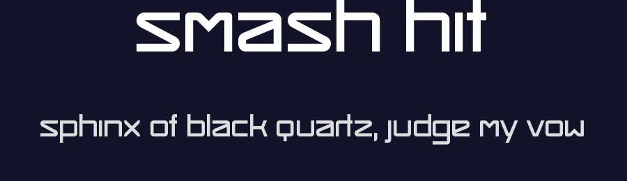 Smash Hit by Henrik — Display Font — thumbnail 2