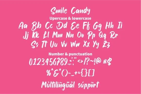 Smile Candy Font by GFRcreative — Script Handwritten Font — thumbnail 2