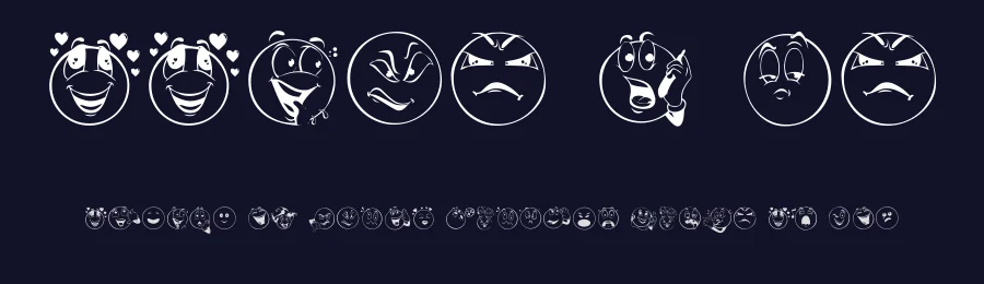 Smile 2 Me by Evad — Dingbats Font — thumbnail 2