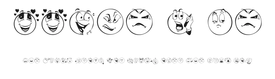 Smile 2 Me by Evad — Dingbats Font