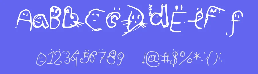 Smiley Font by Sara Dangmann — Decorative Font — thumbnail 3