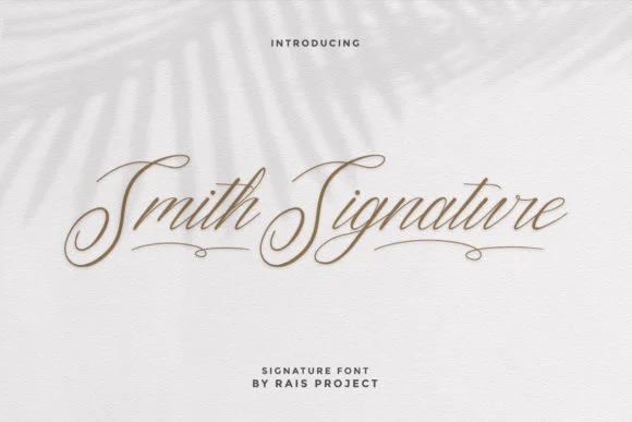 Smith Signature Font by RaisProject — Script Handwritten Font