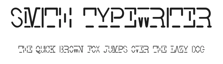 Smith Typewriter by Intellecta Design — Decorative Font