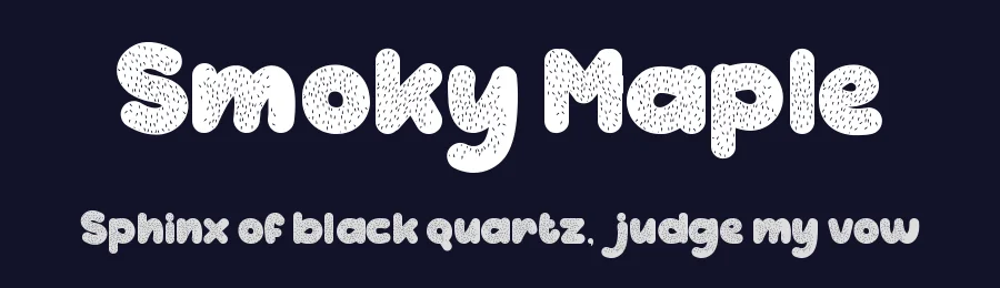 Smoky Maple by PutraCetol Studio — Decorative Font — thumbnail 2