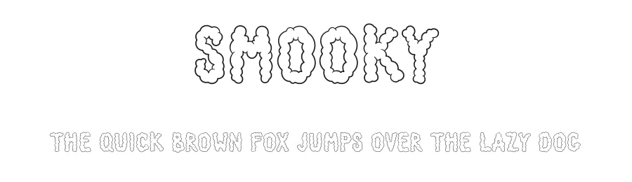 Smooky by Biroakakarati — Decorative Font