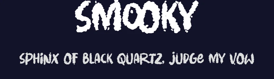 Smooky by Gassstype — Decorative Font — thumbnail 2