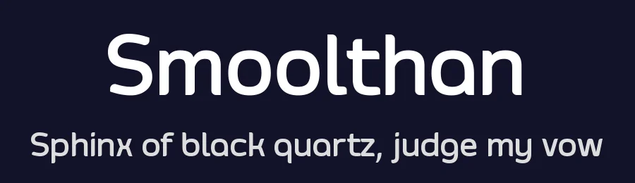 Smoolthan by 7NTypes — Sans Serif Font — thumbnail 2