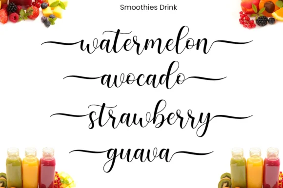 Smoothie Font by Manjalistudio — Script Handwritten Font — thumbnail 3