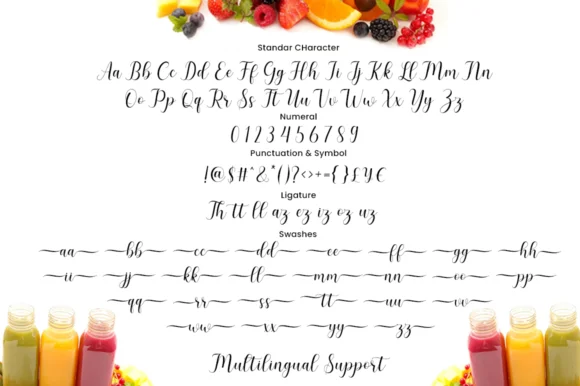 Smoothie Font by Manjalistudio — Script Handwritten Font — thumbnail 8