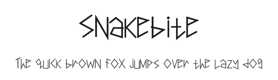 Snakebite by Rainbow Graphicx — Decorative Font