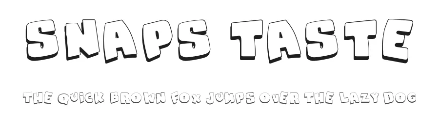 Snaps Taste by Galdino Otten Fonts — Decorative Font