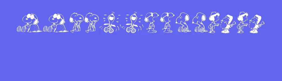 Snoopy Dings by Jbs — Dingbats Font — thumbnail 3