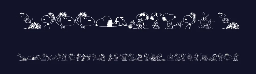 Snoopy Dings by Jbs — Dingbats Font — thumbnail 2