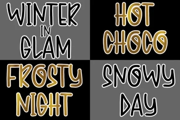 Snow in the Dark Font by boogaletter — Script Handwritten Font — thumbnail 2